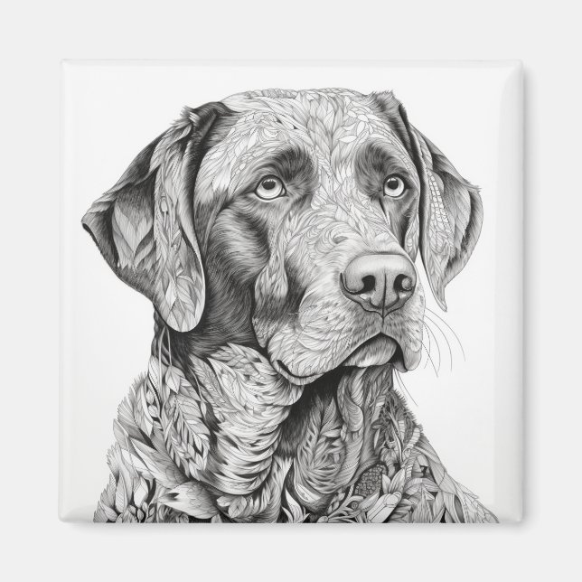 Labrador Retriever Magnet (Front)
