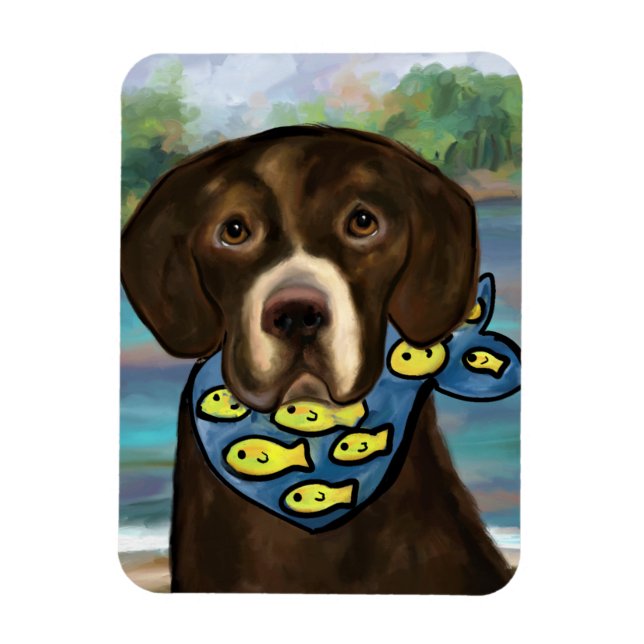 Labrador Retriever Magnet (Vertical)