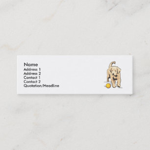 Labrador Retriever Mini Business Card