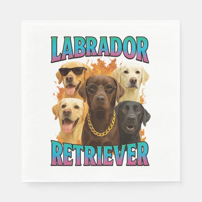 Labrador Retriever  Napkin (Front)