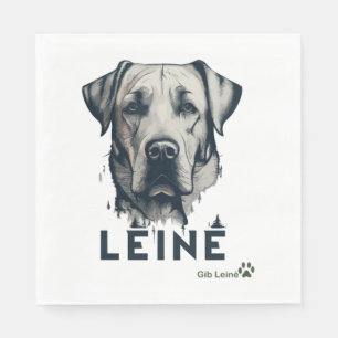 Labrador Retriever - nature for dog lovers. Give L Napkin