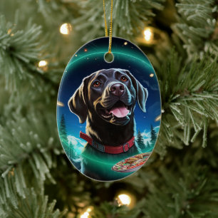 Labrador Retriever Noël, Décoration pendante