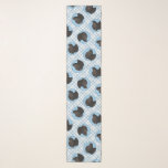 Labrador Retriever Painting Black Lab Pet Dog Art Scarf<br><div class="desc">This charming painting showcases a cute portrait of a Black Labrador Retriever against a blue background. Our specialty lies in crafting original artwork based on nature and animals. Whether for yourself or as a thoughtful gift for your dog-loving friends, this piece promises to bring joy. Unleash your creativity by clicking...</div>