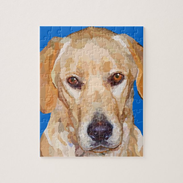 Labrador Retriever Painting Puzzle (Vertical)