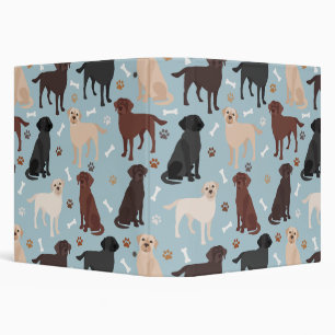 Labrador Retriever Paws and Bones Binder