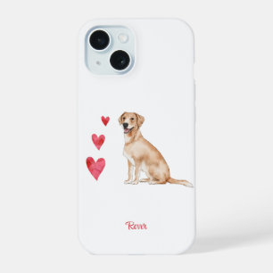 Labrador Retriever Personalized Dog iPhone 15 Case