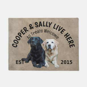 Labrador Retriever Personalized Dog Lover  Doormat