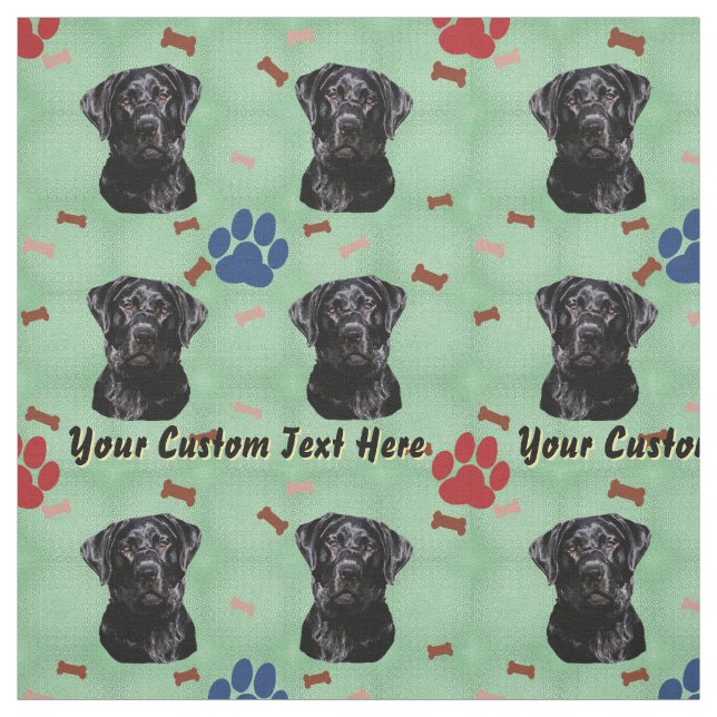 Labrador Retriever - Personalized Fabric (Swatch)