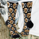 Labrador Retriever Pet Photo Paw Prints Dog Lover Socks<br><div class="desc">Say you love your Labrador, without saying you love your Labrador!! Surprise your favourite labrador lover whether it's a birthday, Mothers Day, , Fathers day or Christmas with these super cute pet photo all over print socks. This novelty dog photo socks are perfect for Labrador Dad's and Mom's, wonderful gift...</div>