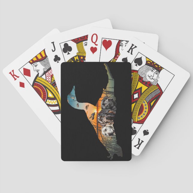 Labrador Retriever Playing Cards, Duck Hunting Cards (Back)