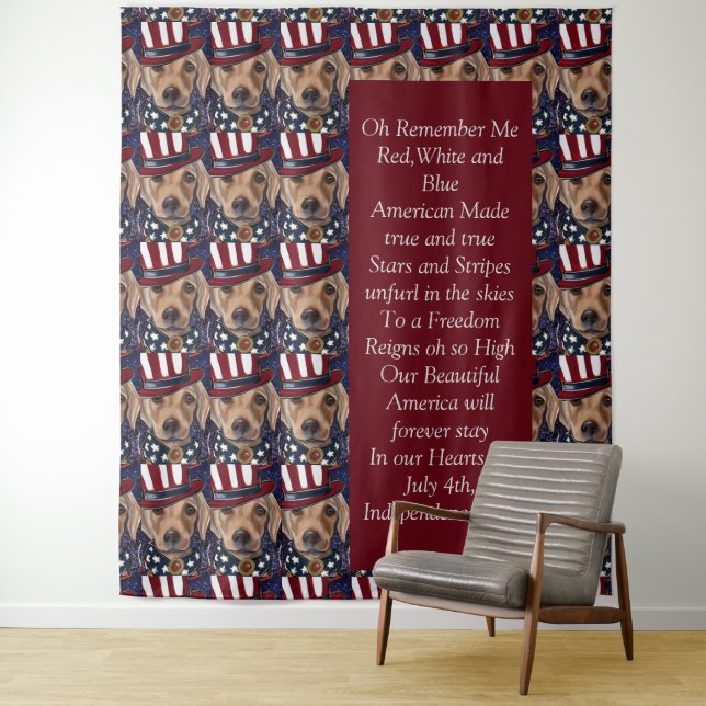 LABRADOR RETRIEVER POETRY  TAPESTRY (In Situ)
