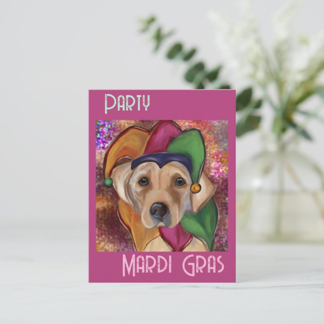 LABRADOR RETRIEVER            POSTCARD (Standing Front)