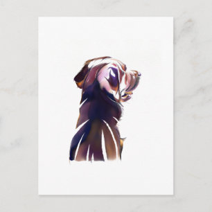 Labrador Retriever Postcard – Dog Lover Gift