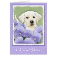 Labrador Retriever Puppy Painting Original Chien A