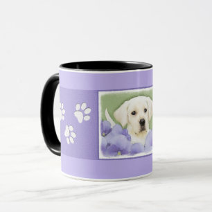 Labrador Retriever Puppy Painting Original Dog Art Mug