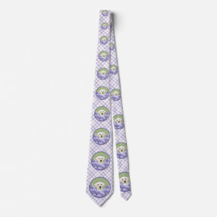 Labrador Retriever Puppy Painting Original Dog Art Tie