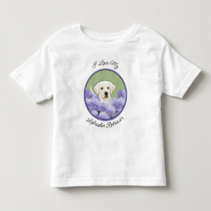 Labrador Retriever Puppy Painting Original Dog Art Toddler T-shirt