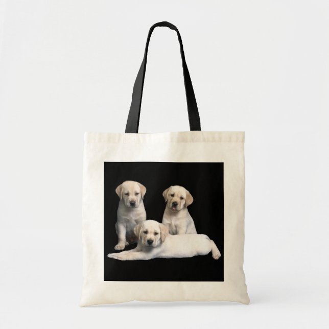 Labrador Retriever Puppy Tote Bag (Front)
