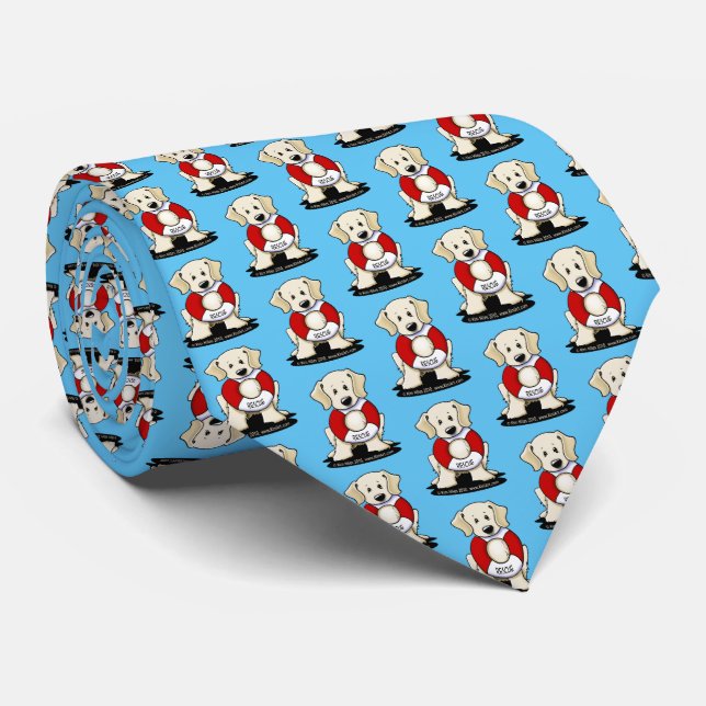Labrador Retriever Rescue Neck Tie (Rolled)