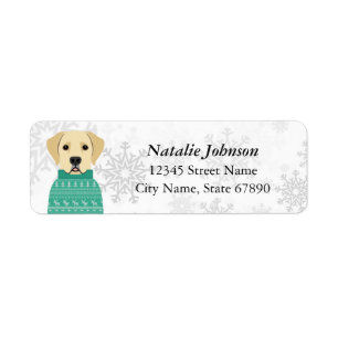 Labrador Retriever Return Address Labels