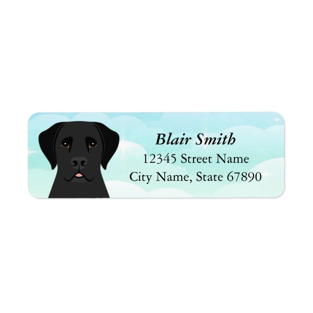 Labrador Retriever Return Address Labels (Front)