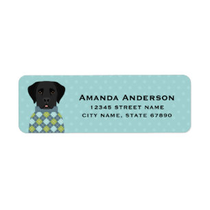 Labrador Retriever Return Address Labels