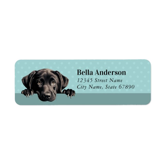 Labrador Retriever Return Address Labels (Front)