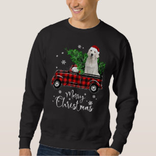 Labrador Retriever Ride Red Truck Sweatshirt