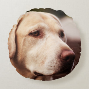 Labrador Retriever Round Pillow