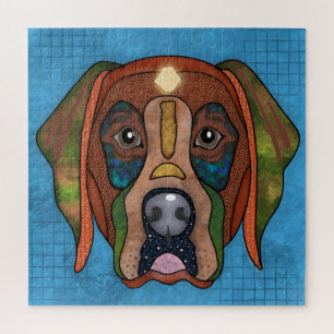 Labrador Retriever sale chien visage Jigsaw Puzzle
