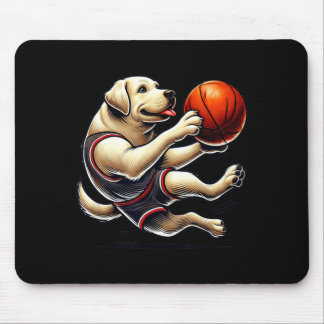 Labrador Retriever Shooting Basball Mouse Pad