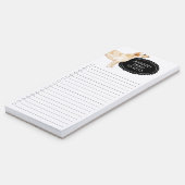 Labrador Retriever Shopping List  Magnetic Notepad (Angled)