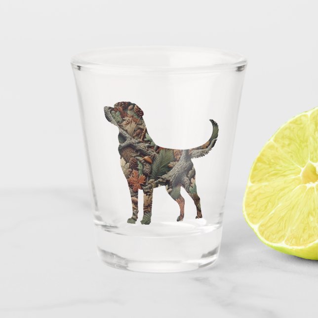 Labrador Retriever Shot Glass (Front)