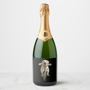 Labrador Retriever Sparkling Wine Label