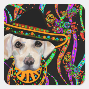 Labrador Retriever Square Sticker