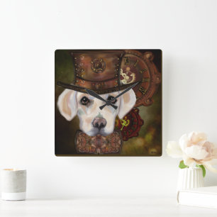 Labrador Retriever   Square Wall Clock