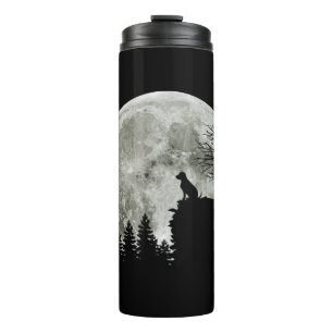 Labrador Retriever Stand On Mountain Halloween Thermal Tumbler