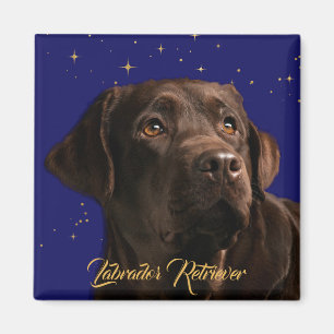 Labrador Retriever Starry Sky Magnet