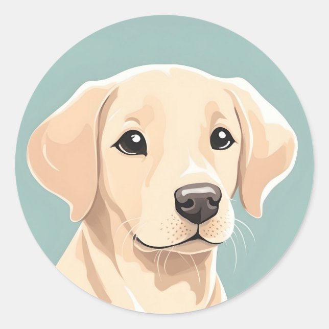 Labrador Retriever Sticker (Front)