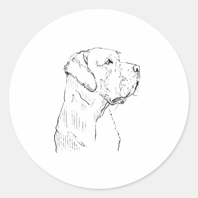 Labrador Retriever Sticker (Front)