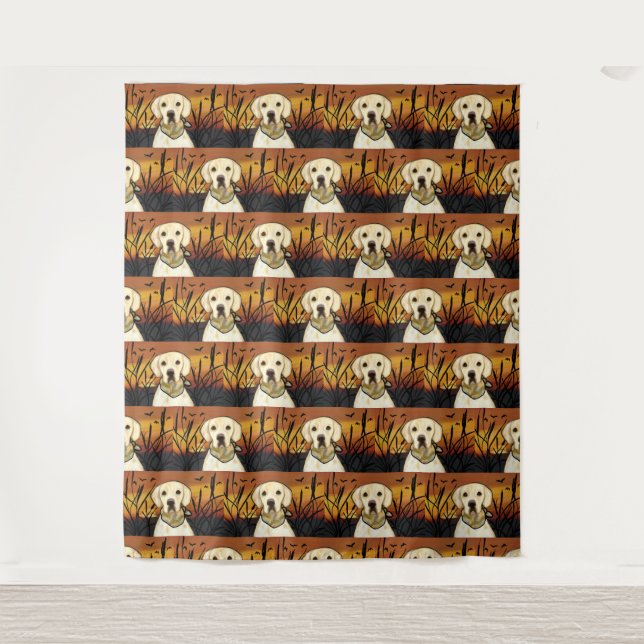 Labrador Retriever Tapestry (Front)