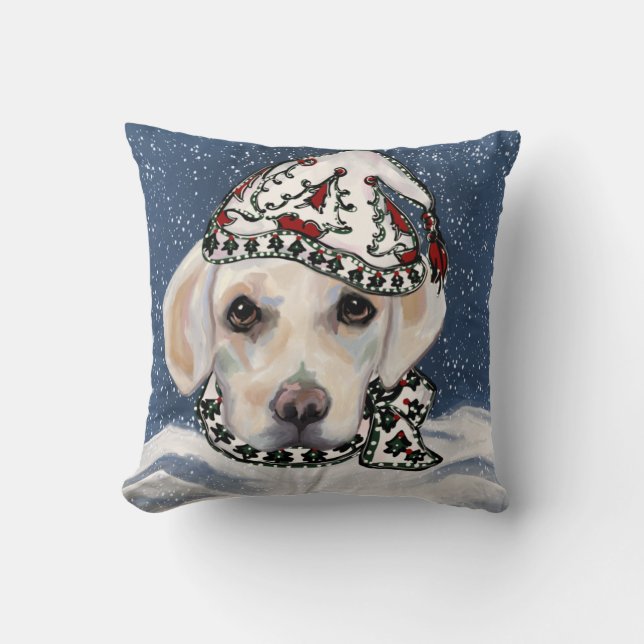 Labrador retriever    throw pillow (Front)