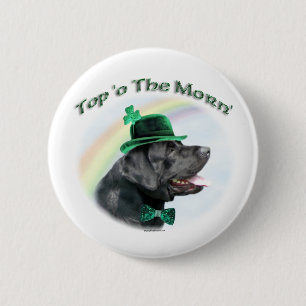 Labrador Retriever Top of the Morn - Button