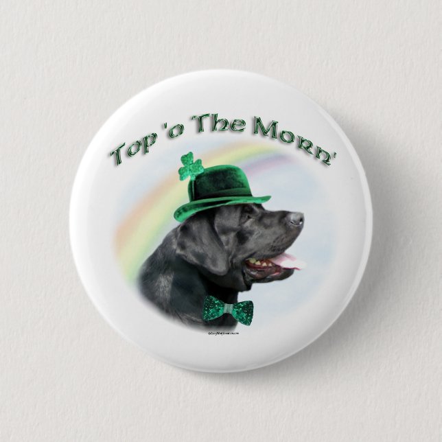Labrador Retriever Top of the Morn - Button (Front)