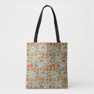 Labrador Retriever Tote Bag Cute Halloween Pumpkin