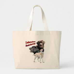 Labrador Retriever Trio 2 Large Tote Bag