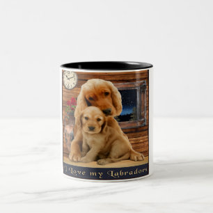 Labrador Retriever Two-Tone Coffee Mug