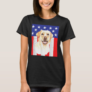 Labrador Retriever Usa Star Spangled Proud Mom Dad T-Shirt
