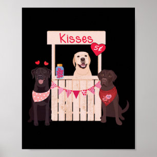 Labrador Retriever Valentines Day Dog Mom Dog Love Poster