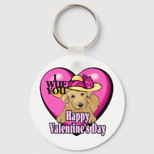 Labrador Retriever Valentine's Day Gifts Keychain